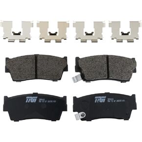 TRW Pro TRM0418 Disc Brake Pad Set For Geo Tracker 1989-1997, Front, And Other Applications