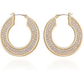 Vince Camuto Goldtone Glass Stone Statement Earrings