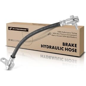 A-Premium Rear Passenger Inner Brake Hydraulic Hose Compatible with Select Dodge and Jeep Models - Compass Patriot 2008-2012, Caliber 2007-2012 - Replace# 5105606AC