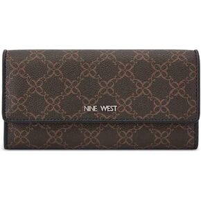 Nine West Women's Zuri SLG Check Sec Wallet