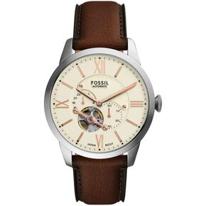Fossil Men's Townsman Multifunction Brown Leather Watch