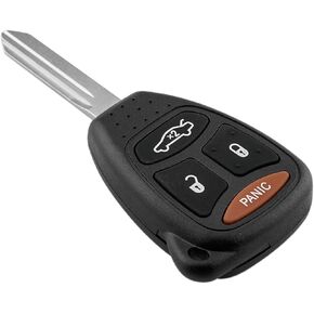 Keyless Entry Remote Control Car Key Fob Replacement 315MHz Compatible with Dodge Charger Avenger Durango Jeep Chrysler 300 2005 2006 2007 2008 2009 2010 2011 2012 4 Button for KOBDT04A