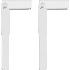 The Lord of the Tools 2PCS Car Remote Flip Key Blades HU101 Compatible with Range Rover Evoque Range Rover LR2 LR4 Discovery Discover Sport Uncut Emergency Spare Key Blank Blade