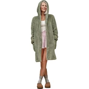 UGG Women's Aarti Print Robe, Cider Leopard, XS