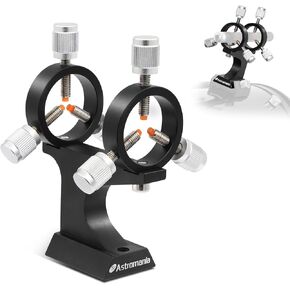 Astromania Aluminum Alloy Adjustable Laser Finder Scope Mounting Bracket with 1/4 Screw- 30mm Inside Diameter (Pair) - for Astronomy Laser Pointer