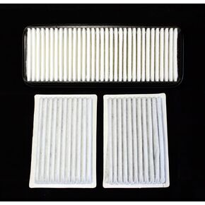 Cab Air Filter Kit Compatible with Kubota Replaces (1) T1855-71600 & (2) 6A671-75090