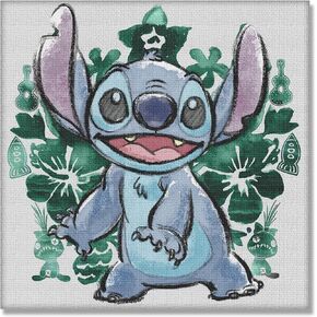 Silver Buffalo NB1249ACJ Nightmare Before Christmas Group Gel Coat Framed MDF Wall Art, 8" x 16"