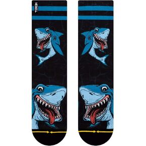 MERGE4 Steve Caballero/Hanna Minck Shark Blue Unisex Artist Crew Socks
