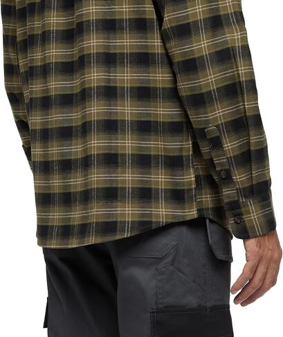 Dickies Mens L/S Flex Flannel Shirt in Saudi Arabia
