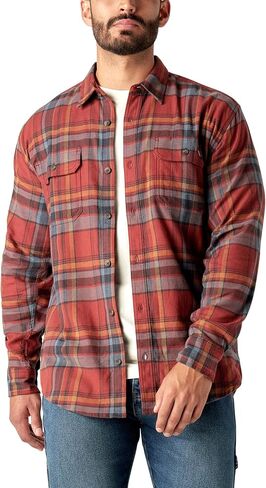 Dickies Mens L/S Flex Flannel Shirt in Saudi Arabia