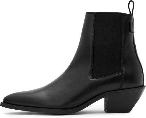AllSaints Women's Fox Ankle Boot, Leopard Brown, 8 in Saudi Arabia