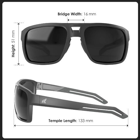EDGE Highline Oversized Sunglasses, Polarized Fishing Hunting Lenses, Flex, Anti-Scratch Lenses, Shatter Resistant in Kuwait
