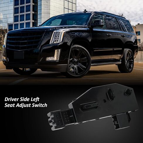 Bestview سائق الجانب الأيسر مقعد ضبط التبديل لاستبدال 2015-2020 تشيفي سيلفرادو جي إم سي سييرا كاديلاك بويك 23247095 in Kuwait