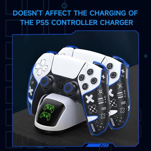 Controller Performance Grips Compatible PlayStation 5 DualSense Edge Controller,PS5 Anti-Slip Stickers Tape,Sweat-Absorbent Cover Skin,ps5 Edge Accessories,Black Print in Saudi Arabia