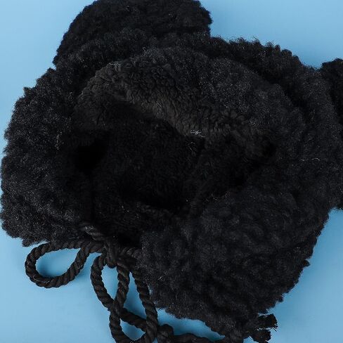 Fuzzy Bear Beanie Hat Faux Fur Trapper Cap Windproof Thermal Ushanka Plush Trooper Hat Winter Warm Sherpa Peruvian Cap Women in Saudi Arabia