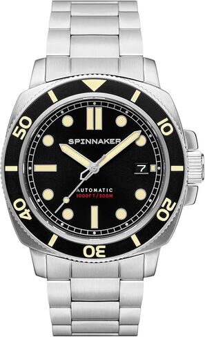 Spinnaker Men's 42mm Hull Diver Automatic Watch with Solid Stainless Steel Bracelet SP-5088 in Kuwait