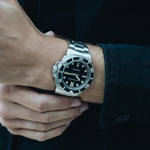 Spinnaker Men's 42mm Hull Diver Automatic Watch with Solid Stainless Steel Bracelet SP-5088 in Kuwait