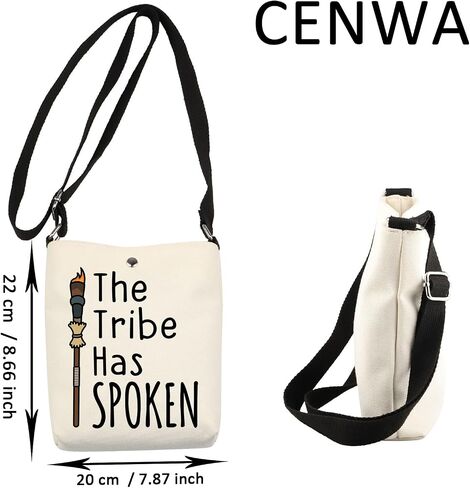 حقيبة CENWA Survivor Crossbody حقيبة The Tribe Has Spoken Crossbody هدية لمحبي البرامج التلفزيونية الواقعية in Saudi Arabia
