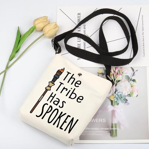 حقيبة CENWA Survivor Crossbody حقيبة The Tribe Has Spoken Crossbody هدية لمحبي البرامج التلفزيونية الواقعية in Saudi Arabia