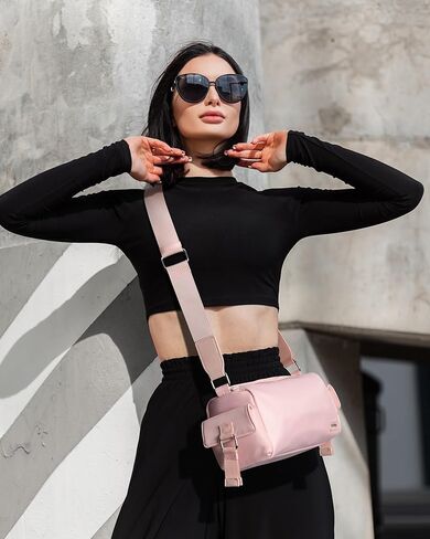 Nylon Crossbody Bag for Women Trendy Design Small Shoulder Sling Bag Clutch with Adjustable Strap in Kuwait