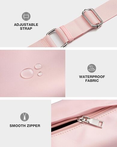 Nylon Crossbody Bag for Women Trendy Design Small Shoulder Sling Bag Clutch with Adjustable Strap in Kuwait