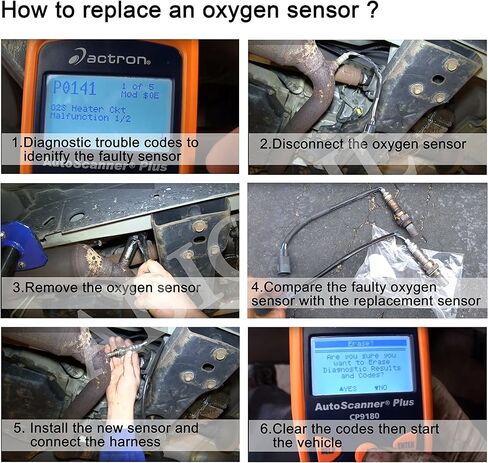 ABIGAIL A25719X Oxygen Sensor Upstream Downstream Replacement for Ford Aerostar Bronco E-150 E-250 E-350 Econolinev Explorer F-150 F-250 F-350 Flex Focus Ranger compatible with Motorcraft DY835 DY1093 in Saudi Arabia