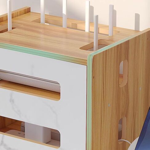 Catekro WIFI Router Storage Box, wifi Cabinet to Hide Router and Modem, Router Cover Decorative Box for Office and Home (273-White) in Kuwait