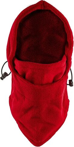 Premium Windproof Fleece Ski Mask - Warm Balaclava Hood for Winter Sports & Outdoor Activities in Saudi Arabia