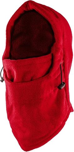 Premium Windproof Fleece Ski Mask - Warm Balaclava Hood for Winter Sports & Outdoor Activities in Saudi Arabia