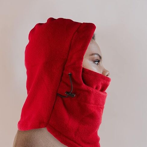 Premium Windproof Fleece Ski Mask - Warm Balaclava Hood for Winter Sports & Outdoor Activities in Saudi Arabia