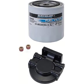 Quicksilver 802893Q4 Water Separating Fuel Filter Kit for Mercury and Mariner Outboards and MerCruiser Stern Drive and Inboard Engines