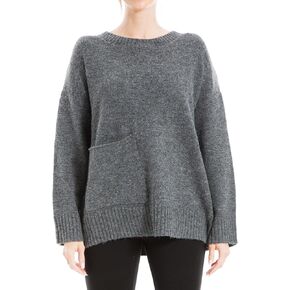 Max Studio Women's Pocket Detail Tweed Sweater in Kuwait
