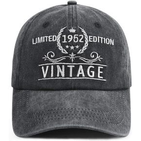 Limited Edition 1950 1951 1952 1953 1954 1955 1956 1957 1958 1959 Hat for Men Women, Funny Gifts Baseball Cap