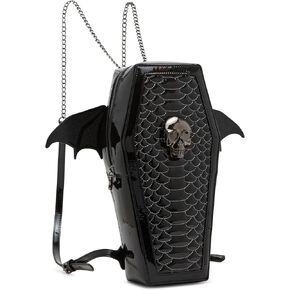 Betsey Johnson Bat to The Bone Backpack, Black