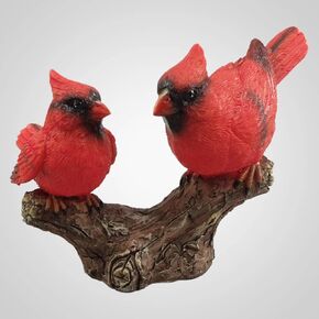 19328 Cardinal Pair On Branch Figurine