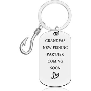 New Grandpa Gift First Time Grandfather Keychain Promoted to Grandpa Gift Pregnancy Announcement Gift for Grandpa Dad Father's Day Gifts for Grandpa to Be Gift First Time Grandpa Keychain