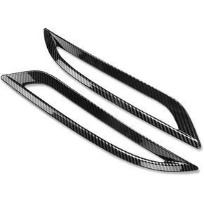 Rear Taillights Fog Lamp Light Cover Trim Frame Exterior Decoration Carbon Fiber Pattern Compatible with Tesla Model 3
