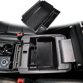 TACOBRO Center Console Organizer Tray Compatible with Ford Explorer 2020 2021 2022 2023 2024 2025 Accessories Armrest Glove Box Secondary Storage Divider Insert ABS Materials