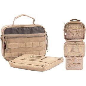 Tactical Hanging Toiletry Bag Military Dopp Kit Pack Hygiene Bag for Men Camping Bushcraft Adventure Travel