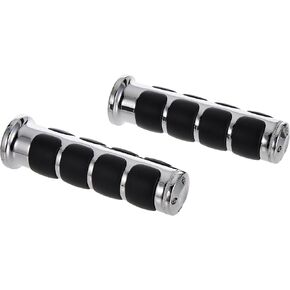 Kuryakyn 6180 Premium ISO Handlebar Grips for Throttle and Clutch: 1975-2017 Honda Gold Wing Motorcycles, Chrome, 1 Pair