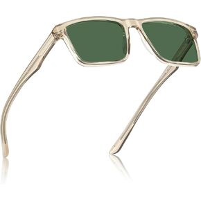 CARFIA Retro Acetate Sunglasses Men Polarized Classic Square Sun Glasses CA62162