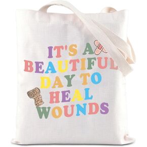 ENSIANTH Wound Care Certified Nurse Shoulder Bag Wound Care Therapist Gift WCC Nurse Gift Wound Nursing Department Tote Bag