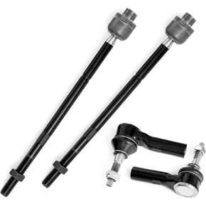 4PC Inner Outer Tie Rod Ends FITS Ford Explorer & Police Interceptor