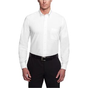 قميص Van Heusen الرجالي ذو المقاس العادي من أكسفورد سادة