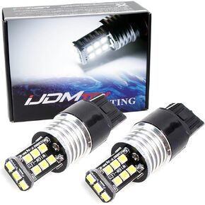 iJDMTOY (2 CANbus Error Free Xenon White 7440 High Power LED Bulbs Compatible With 2012-2015 Volkswagen Passat Daytime Running Lights