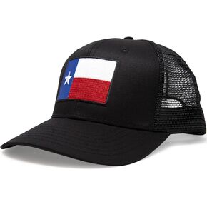 قبعات علم تكساس الفاخرة - قبعة بيسبول لسائقي الشاحنات بإطار Snapback