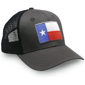 Premium Texas Flag Hats - Snapback Trucker Baseball Hat