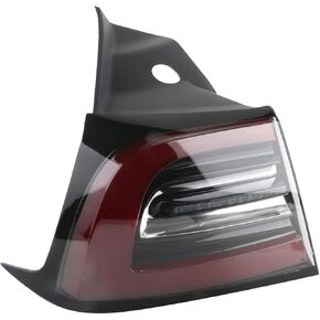 1077397-00-F 1077397 107739700F Left Driver Side Rear Tail Outside Light Brake Outer LED Lamp Assembly Compatible with Tesla Model 3 2017 2018 2019 2020
