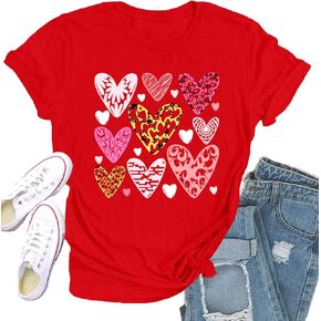 Womens Valentines Day Shirt: Valentines Tshirt Happy Valentine's Day Tee Tops
