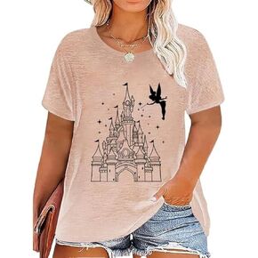 قميص برسومات مقاس كبير للنساء Believe in The T-قمصان Boho Floral Tees Tie Dye Tops